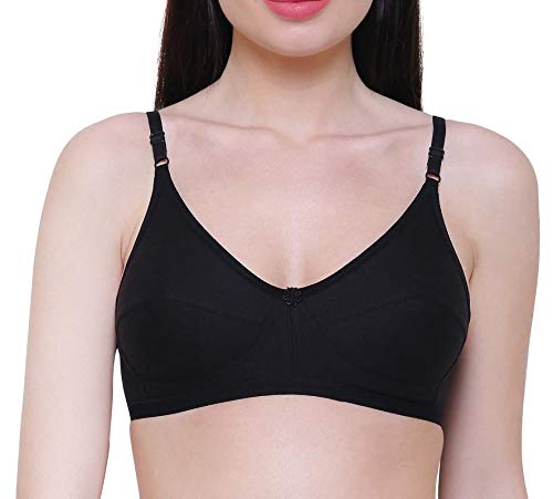 Image of INNER TOUCH Women's Cotton Non-Padded Bra (Pack of 3)