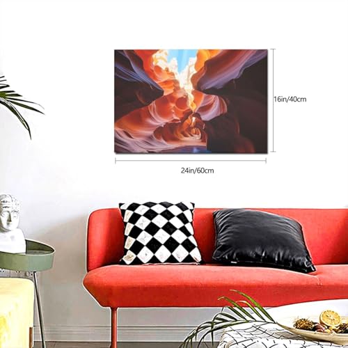 Impression sur toile Antelope Canyon déco murale salon 40x61cm