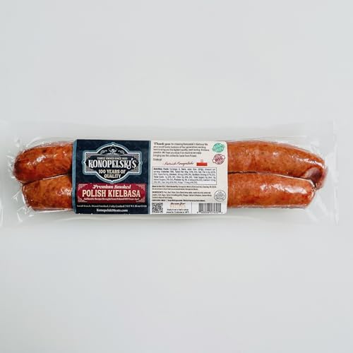 Konopelski Polish Kielbasa, Rope Style 4-1lb. Packs, Authentic Recipe from