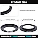 Metall Step-Up Ring Filter Adapter - 30mm auf 37mm - Metallring Step-Up Adapter für Filter, kompatibel mit Allen 37mm UV, CPL, ND-Filtern, Objektivhauben, gewindegedrehten Objektiven usw