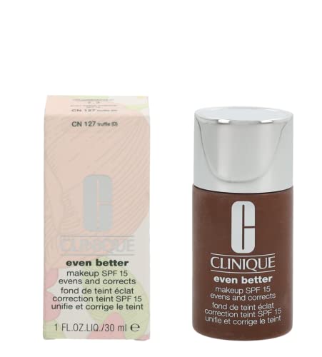 Clinique Even Better Makeup Medium Coverage Foundation Broad Spectrum SPF 15, CN 127 Truffle CN 127, 30 ml (Pack of 1)