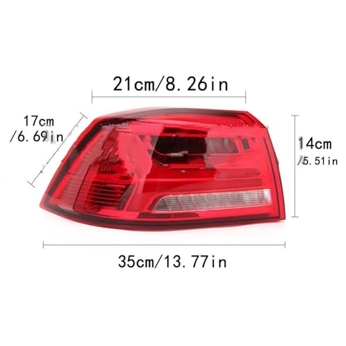 Feu arrière LED pour Mitsubishi Lancer EVO X 2008-2017 réflecteur de pare-chocs rouge - 4