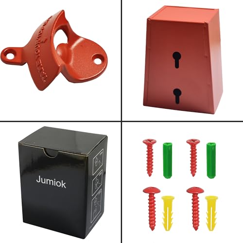 Jumiok Red Funny Bottle Opener Wall Mounted and Cap Catcher Stainless by Jumiok - Used condition - Image 4