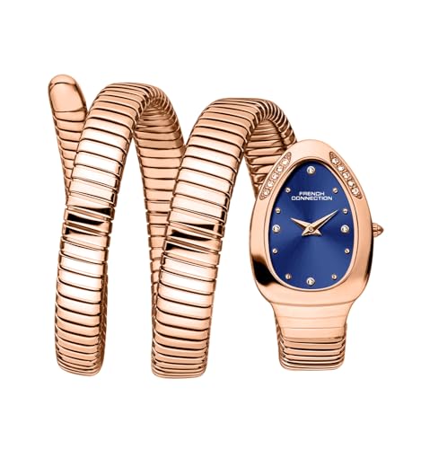 Image of French Connection Analog Blue Dial Women's Watch-FCN0110RGM