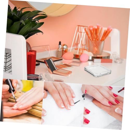 Caja Transparente para Uñas 10 Piezas Organizador Pequeño Cuadrado miniatura 5