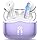 Wireless Earbuds, Bluetooth 5.4 Headphones in Ear 3D Bass Stereo, 40H Wireless Earphones with 4 ENC Noise Cancelling Mic, IP7 Waterproof Bluetooth Earbuds, AI-Enhanced Calls for Android iOS, Lilac