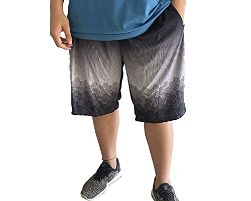 Kit 2 Shorts Poliester Masculino Plus Size Tamanhos G3