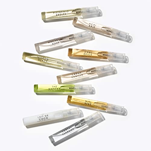 Le Monde Gourmand Parfum De Voyage 10 Piece Purse Spray Discovery Set - 0.23 Fl Oz (6.8 Ml) Each #TOP3