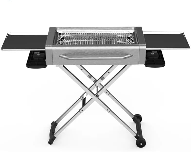 Charcoal Barbecue Grill Portable Outdoor Stainless Steel BBQ Grills BBQ Tools Picnic Camping Folding Barbecue Stove