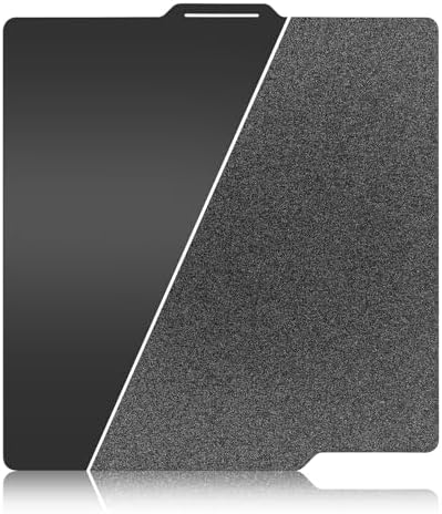 Smooth Textured P2S P1S X2D PEI Build Plate for Bambu Lab, Double Sided PEI Spring Steel Sheet Flexible Bed Plate for Bambu Lab X2D X1 X1C P1P P1S P2S A1 3D Printer Platform