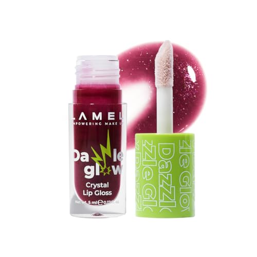 Image of LAMEL Lip Gloss - Glossy Hydrating Lip Gloss with High Shine Finish, Non-Sticky, Lightweight & Long-Lasting Formula (Provocative, 5ml)