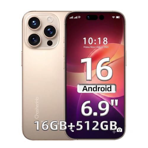 I16 Pro Max 5G Unlocked phone,Android 16 Cell Phone,Face Unlock/Dual SIM by ChashenHa - Used condition - US$110.29
