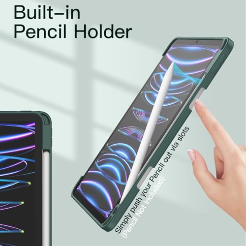 Image of JETech Case for iPad Pro 11 inch 4 /3 /2 /1, Misty Green
