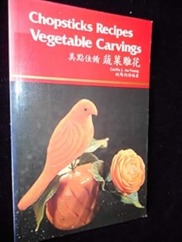 Paperback Chopsticks Recipes Vegetable Carvings Book