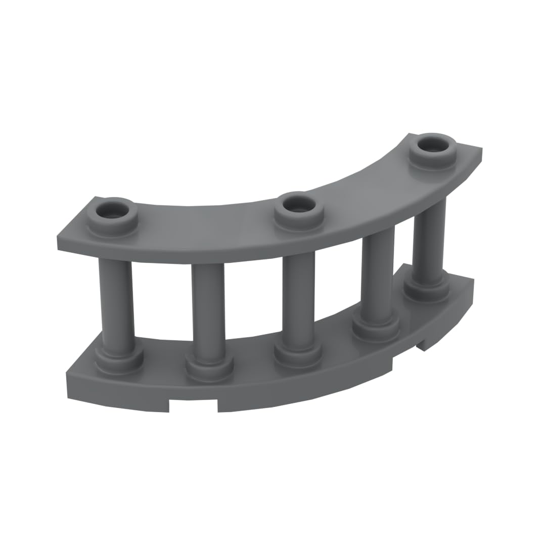 21229 Ornaments Fence Spindled 4x4x2 Quarter Round with 3 Studs, 50 PCS — image 1