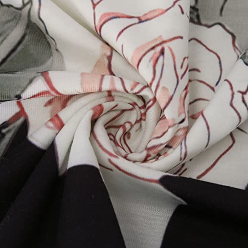 Amikadom Vestido de manga curta para jovens outono verão gola V gráfico vestido longo feminino 2023