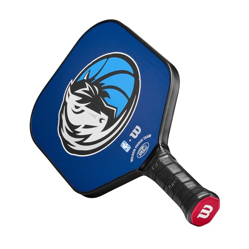 WILSON NBA Collection Fierce Team Pickleball Paddle - Grip Size 2-4 1/4", Dallas Mavericks by WILSON - Image 6
