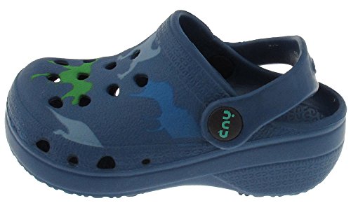 Capelli New York Toddler Boys Dino Skate Printed Injected EVA Clog with Backstrap