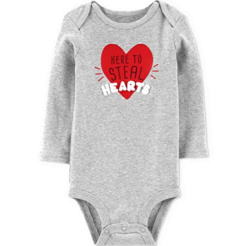 Bodysuit bébé fille Here to Steal Hearts Just One You en coton souple