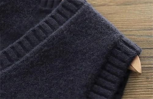 Men Casual V-Neck Knit Vest Autumn Winter Layering Vintage Sleeveless Sports Waistcoat3