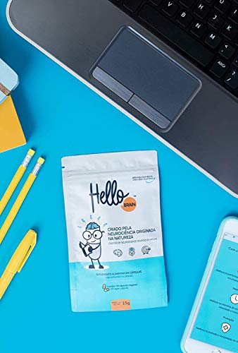 HelloBrain - Combo com 3 Unidades 15g Cada – Suplemento Inovador de Saúde Cerebral