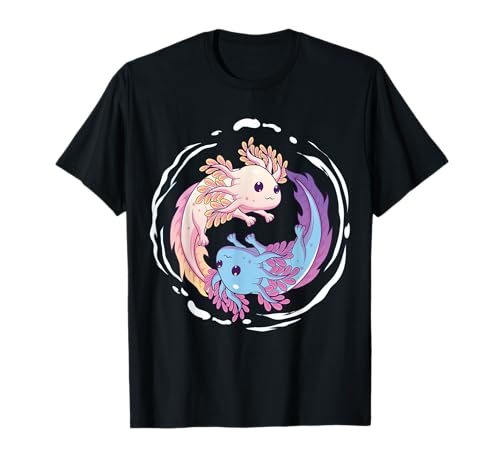 Yin Yang Axolotls Zen Axolotl Méditation Yoga Mantra T-Shirt