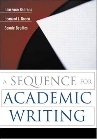 A Sequence for Academic Writing: Buy Online at Best Price in Egypt ...