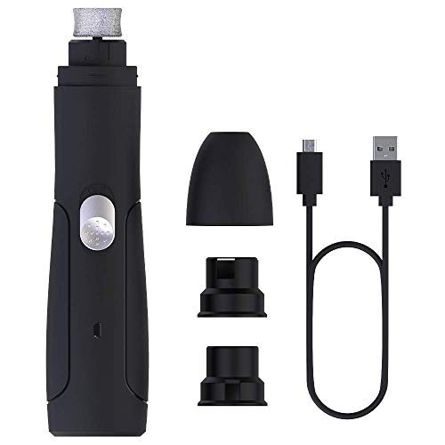 ShookOne Dog Nail Grinder Clipper, Pet Nail Trimmer Clippers USB Rechargeable for Dogs Cats, Rabbits and Birds, Small, Medium, Pets
