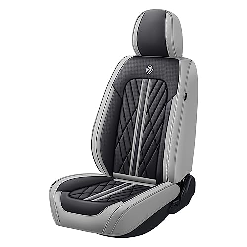 ANKIV Universal Fit Waterproof Breathable Nappa Leather Automotive Vehicle Car Seat Covers Set Cushion Protector for Sedan SUV by ANKIV - Used condition - Image 2
