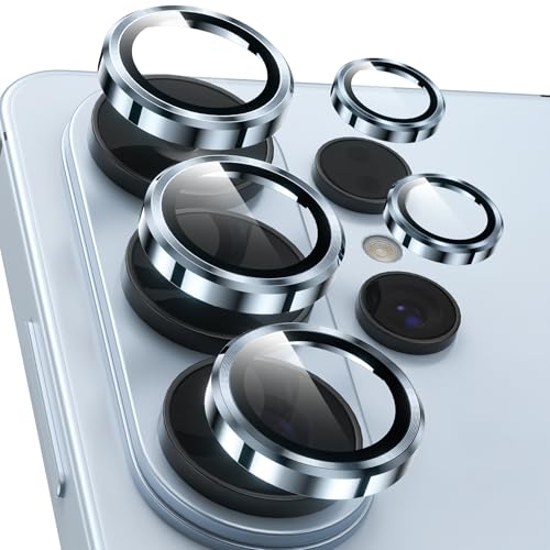 YWXTW Camera Lens Protector for Samsung Galaxy S26 Ultra, [5X Stronger] Individual Metal Ring Tempered Glass Camera Cover for Galaxy S26 Ultra Accessories, Anti Scratch, 1 Set