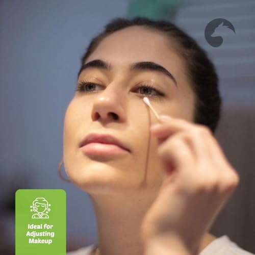 Bamboo Cotton Swabs 500 Count | Eco-Friendly & Pure Cotton Buds | Double Tipped Sticks | 100% Plant-Based & Natural | Perfect for Makeup & Nail Applications, Arts & Crafts, Removing Dust & Dirt… - Image 6