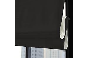 Cordless Roman Shades for Elegant Light Blocking