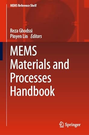 MEMS Materials and Processes Handbook: 1 2011th Edition book cover