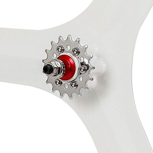 image for DYRABREST Fixed Gear Wheel Set 700c 3-Spoke Wheel Fixie/Road Bike 17 T