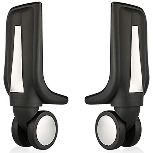 Suitcase Wheels,Luggage Wheel, (Set of a Pair) 360 Degree Swivel Back Mute Repair Replacement Luggage Wheel Suitcase Wheels Parts Spinner