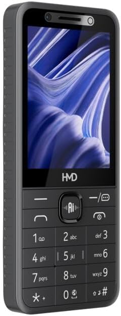 HMD Nokia 215 2Gen 4G Dual SIM Phone, Black