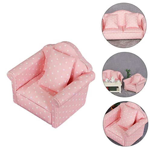 Abaodam 1 Unidade Mini Sofá Brinquedo Modelo De Móveis Sofá Infantil Mini Brinquedos Acessórios 1 12