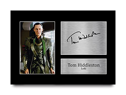 Bild: HWC Trading A4 Tom Hiddleston Avengers Loki Avengers Loki Geschenke gedruckt Autogramm Bild fr TV-Fans signiert - A4 fr 16,99 EUR (-33%) statt 16,00 EUR bei amazon.de