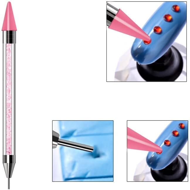 Multi-Size Nail Rhinestones 3D Crystal AB DIY Nail Art Decorations Crystal Diamond Gem 3D Glitter Nail Beauty Nail Decor Set - (Color: 6pcs)