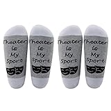 LEVLO Actor Gift Theatre Gifts Theater is My Sport Cotton Socks Performance Gifts Actress Director...