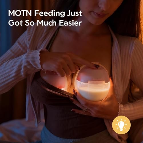 Image of MomMed S33 Wearable Breast Pump, Hands Free Double Electric, 6oz, BPA Free