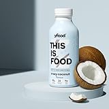 yfood coconut | batido sustitutivo | THIS IS FOOD drink | 34g de proteínas, 26 vitaminas y minerals (12 x 500 ml)