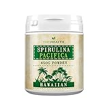 Spirulina Powder 450g – High Potency Spirulina Pacifica Powder - Superfood powder, Smoothie, Super greens – Hawaiian Spirulina Pacifica Supplement Containing Over 100 Vitamins and Minerals