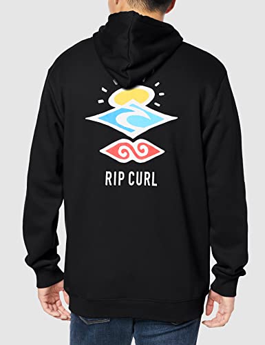 Rip Curl Search Icon Pullover Hoodie Black MD2