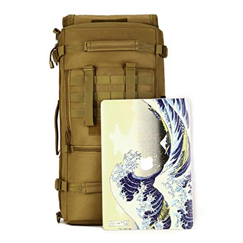 Sac à dos militaire robuste d'alpinisme en tissu résistant kaki - 6