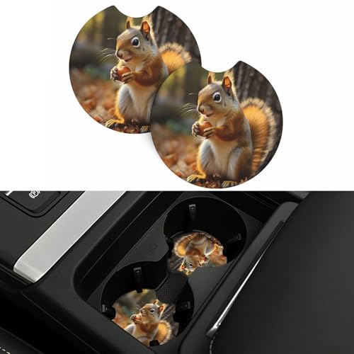 Portavasos para carro 2 piezas negro goma universal miniatura 5