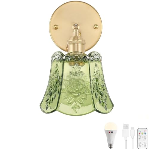 Aplique de pared verde para iluminar y decorar tu sala de estar 2