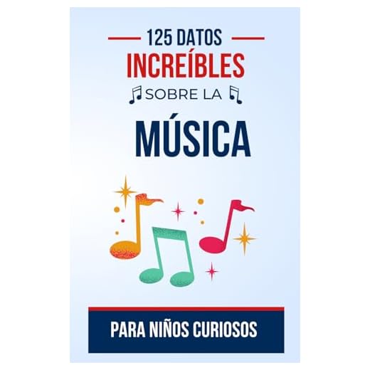 125 datos increíbles sobre la música para niños curiosos: ¡Explora el fascinante universo de los sonidos y ritmos a través de hechos divertidos y ... adolescentes, chicos y chicas de 7 a 16 años