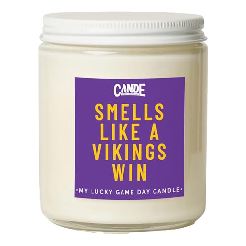 Smells Like a Vikings Win Candle – Vikings Football Inspired