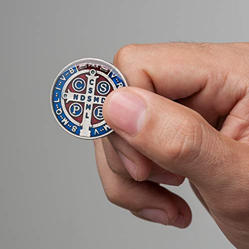 Intercession™ Saint Benedict Pocket Medal (Silver)4